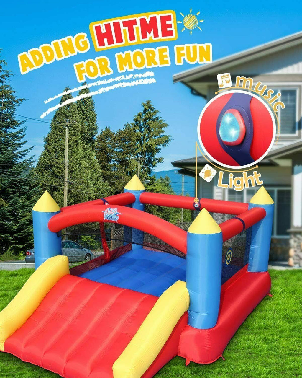 Inflatable Bounce House with Slide T586222