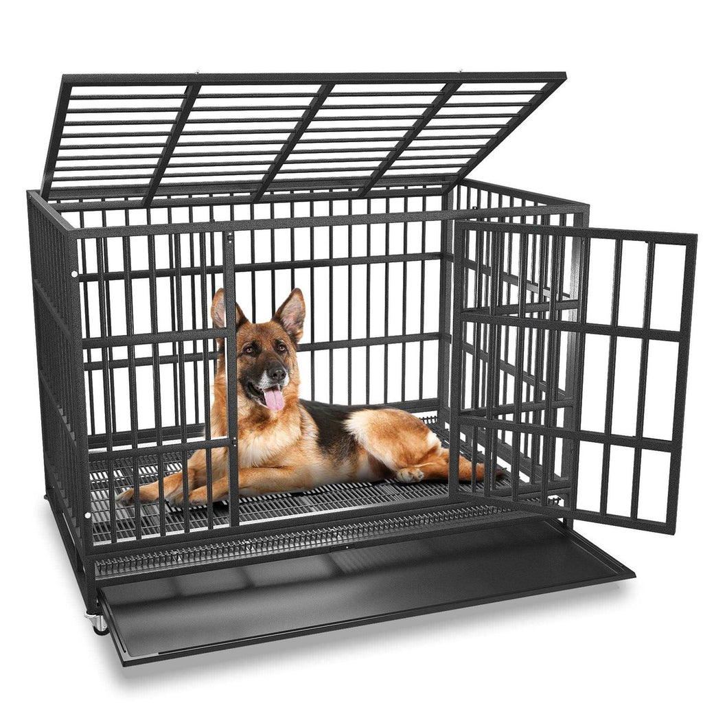 48/38 inch Heavy Duty Dog Crate B422