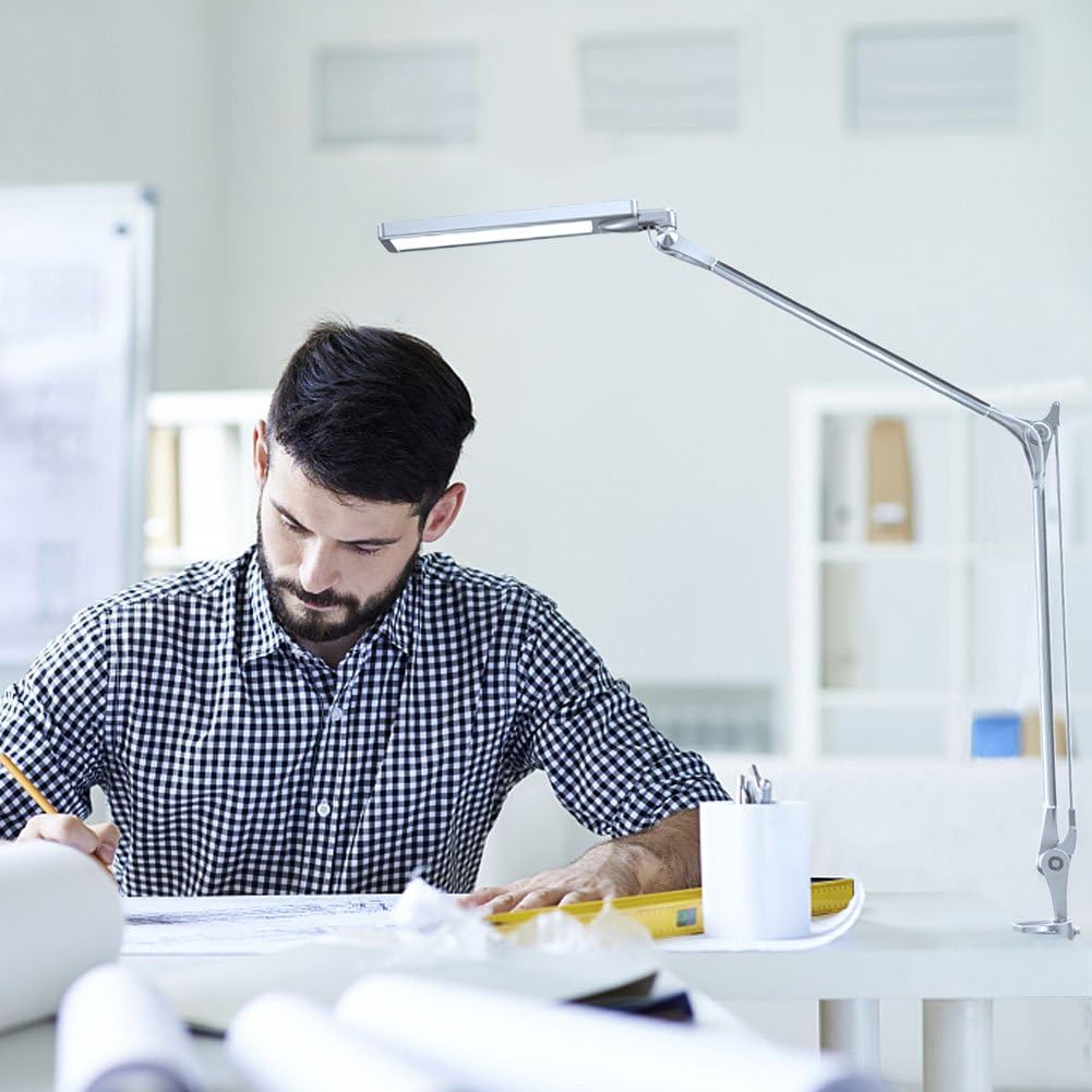 Metal Architect LED Desk Lamp with Clamp S275