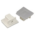 Silver-Grey Track Light End Cap E337219