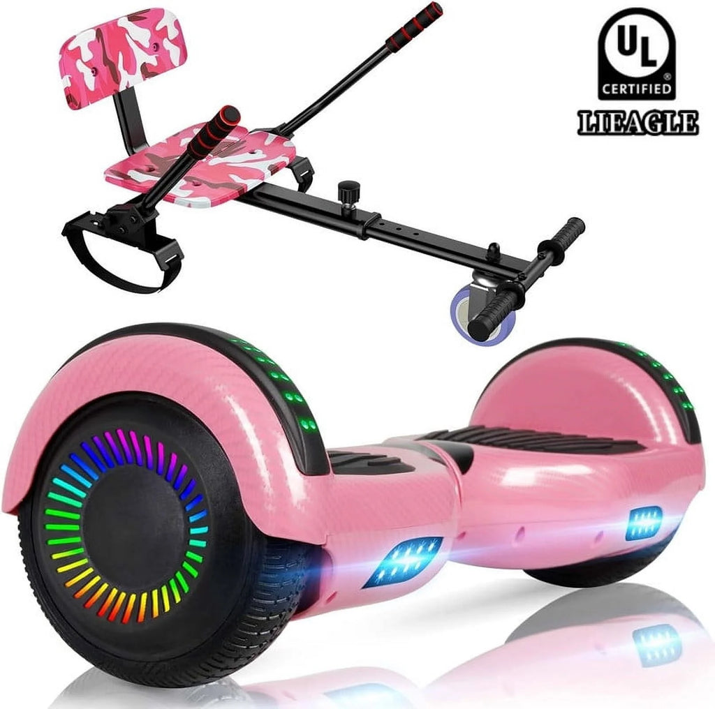 6.5 inch Self Balancing Hoverboard with Seat Attachment P711317