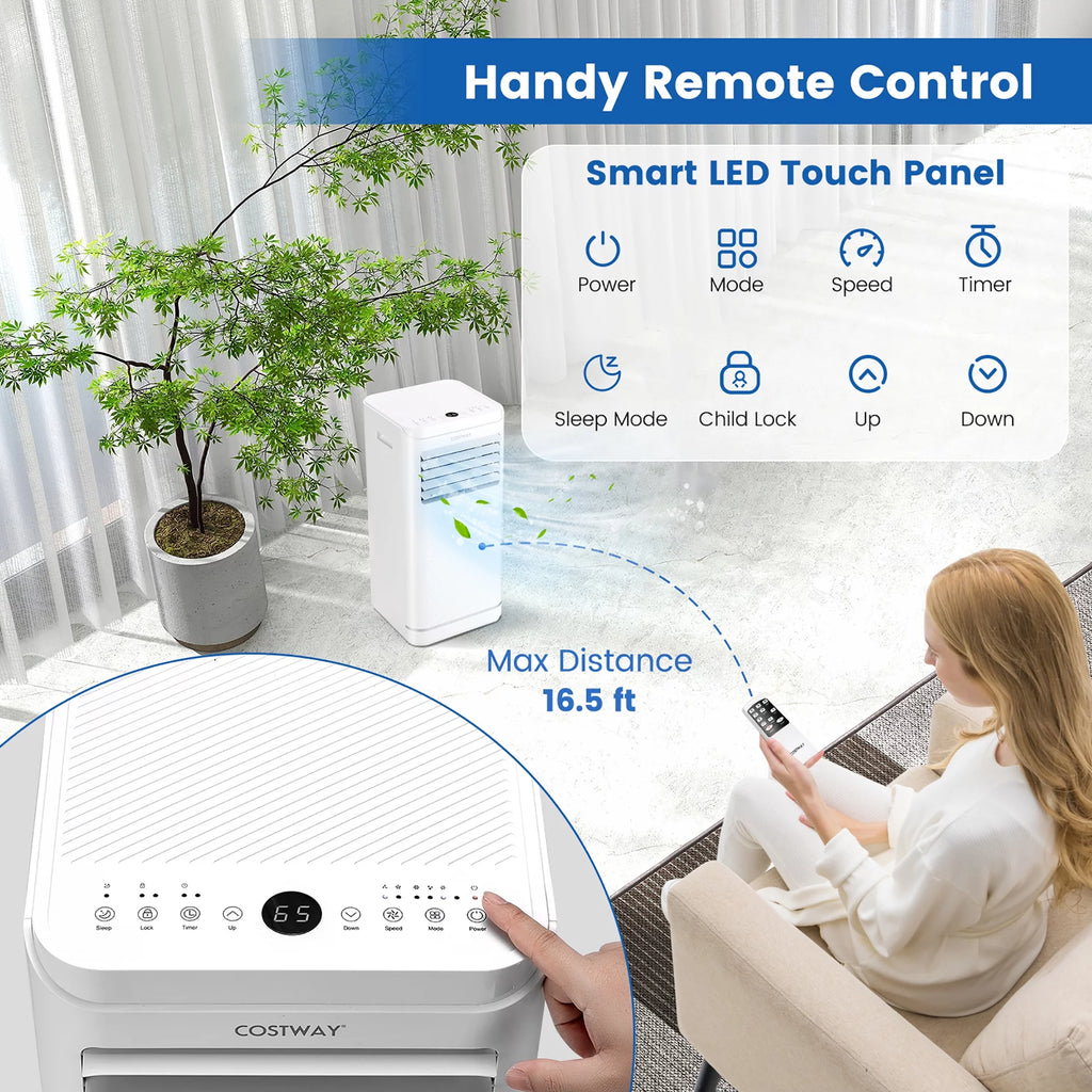 Portable Air Conditioner with Dehumidifier & Fan Mode E953852