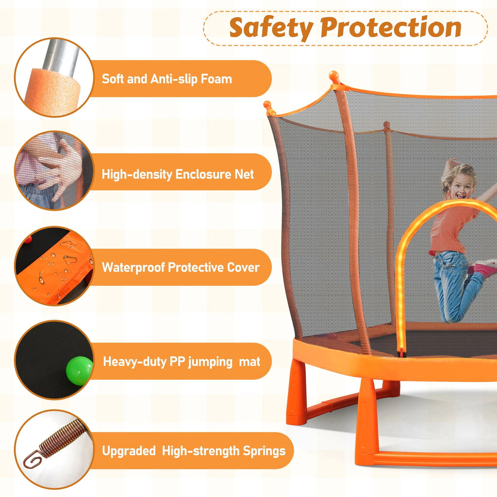 6FT Trampoline with Enclosure A63022