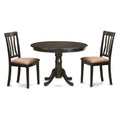3 Piece Small Kitchen Table Set with 2 Dinette Chairs I80707