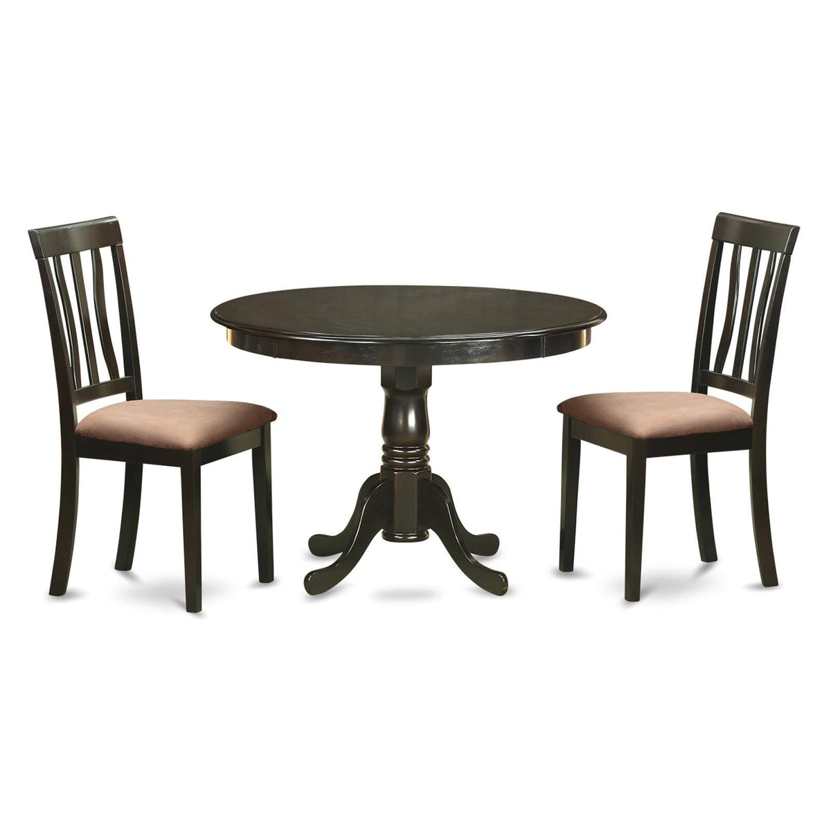 3 Piece Small Kitchen Table Set with 2 Dinette Chairs I80707