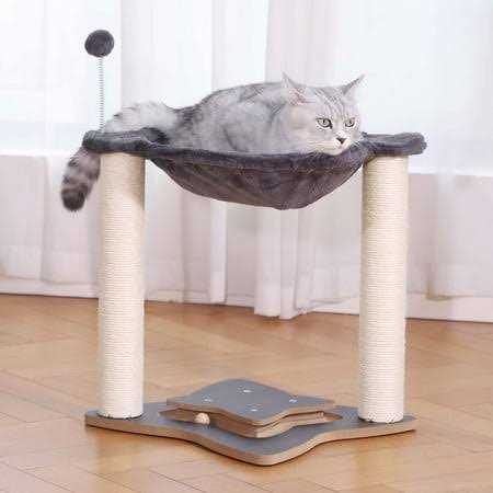 3 in 1 Cat Scratching Post with Hammock S1121