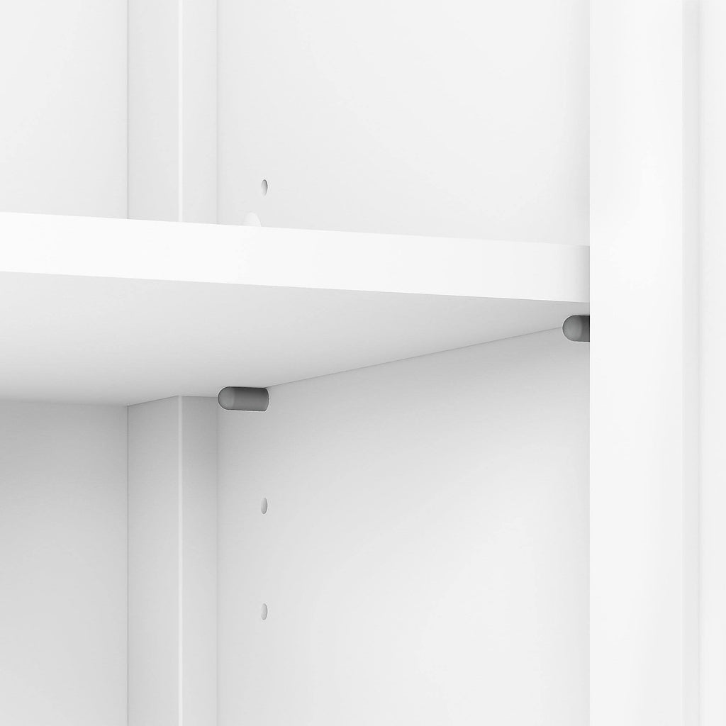 Pure White Accent Storage Cabinet with Doors I953
