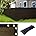 Black Fence Privacy Screen Windscreen with Bindings & Grommets D2483