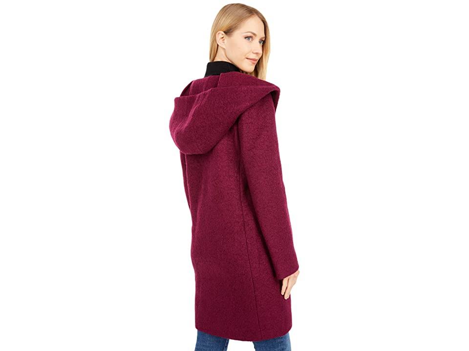 Purple Wool-Blend Coat P220644