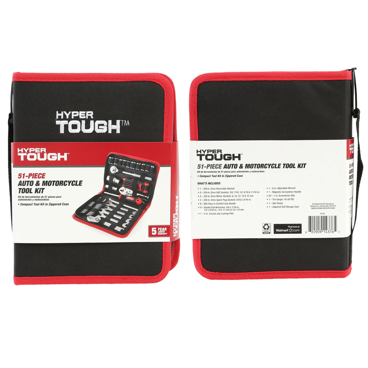 51-Piece Mechanic's Tool Kit Q9124