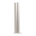 Polished Stainless 12x22 High 1-1/2x22 Square Counter/Partition Corner Post C781549
