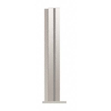 Polished Stainless 12x22 High 1-1/2x22 Square Counter/Partition Corner Post C781549