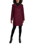Purple Wool-Blend Coat P220644