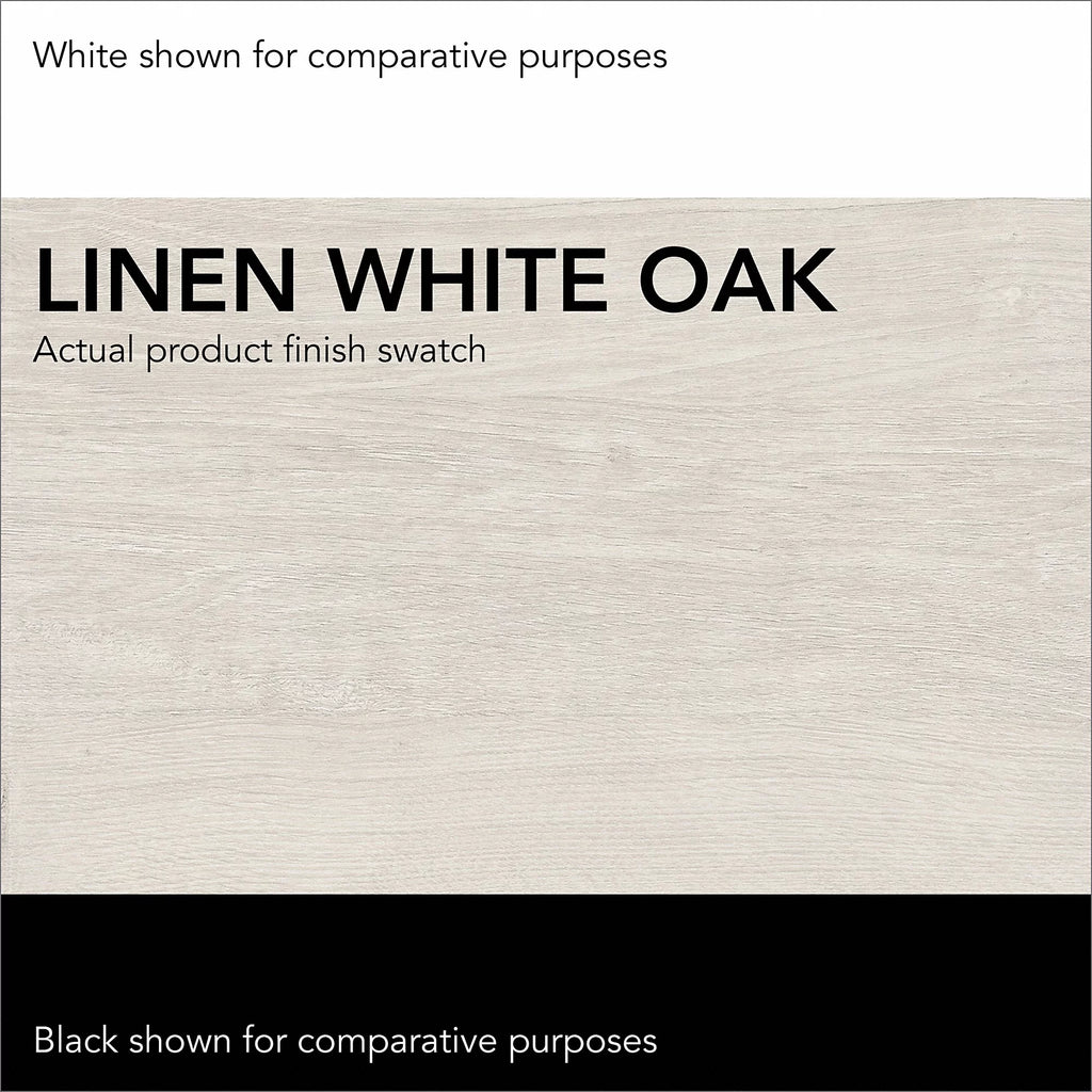 2 Drawer Linen White Oak Lateral File Cabinet W514