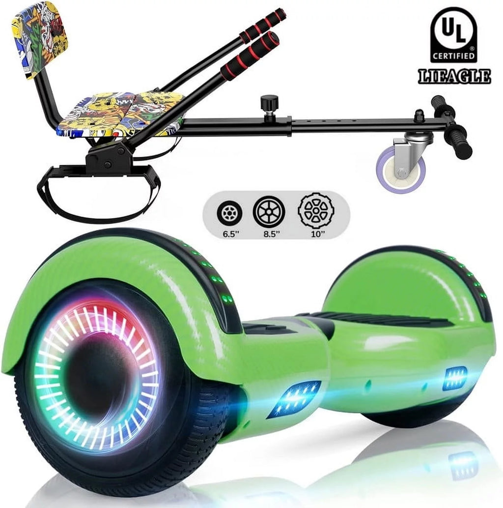 6.5 inch Self Balancing Hoverboard with Seat Attachment P711317
