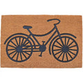 Outdoor Coir & PVC Embossed Bicycle Door Mat A95365
