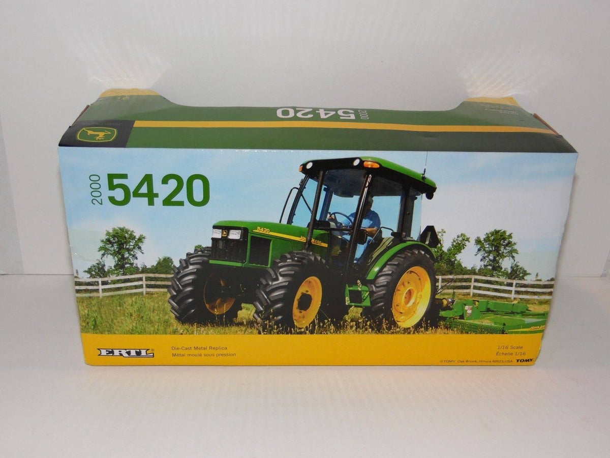 Green Tractor with Cab Loader E612098