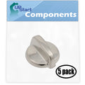 5 Pack Stainless Steel Finish Replacement Control Knob U87190