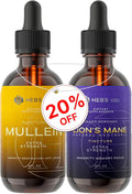 Mullein Leaf Extract & Lions Mane Mushroom Supplement U117