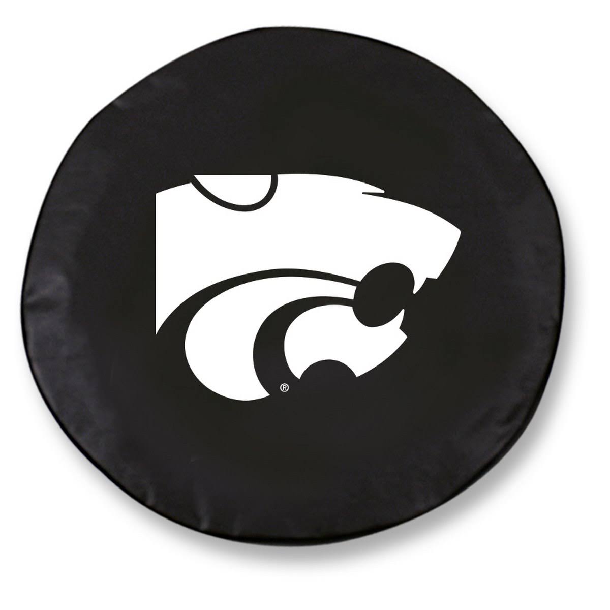 Black Vinyl Fitted Car Tire Cover Z6186
