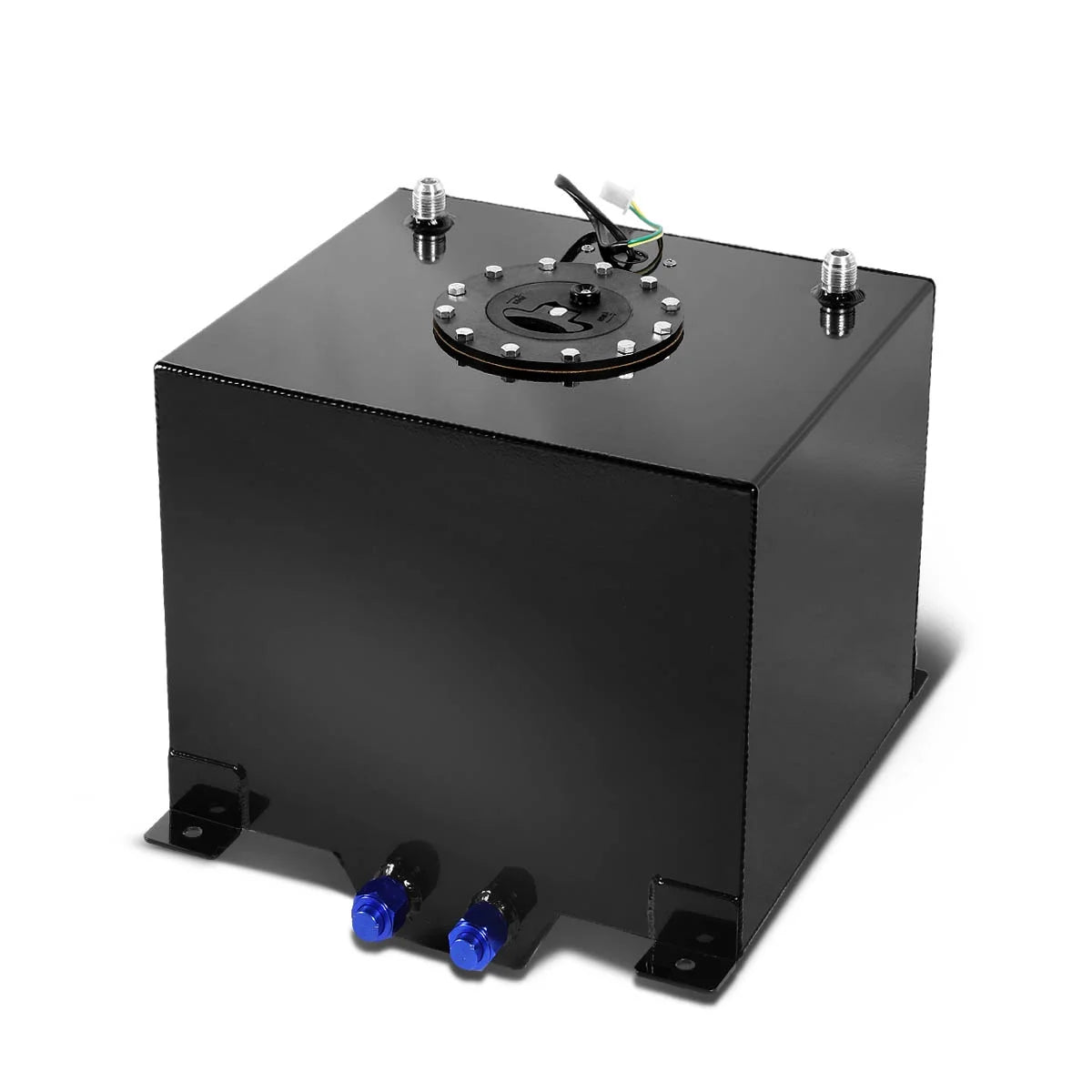 Black 5-Gallon Aluminum Gas Tank with Level Sender and Cap A2042