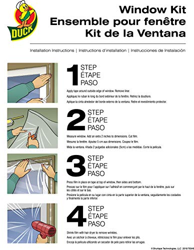 Indoor 5-Window Shrink Film Insulator Kit W7536
