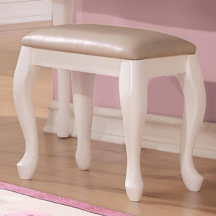 White Vanity Stool R85904