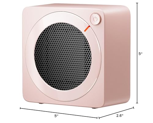 500W PTC Ceramic Portable Mini Electric Space Heater D5650