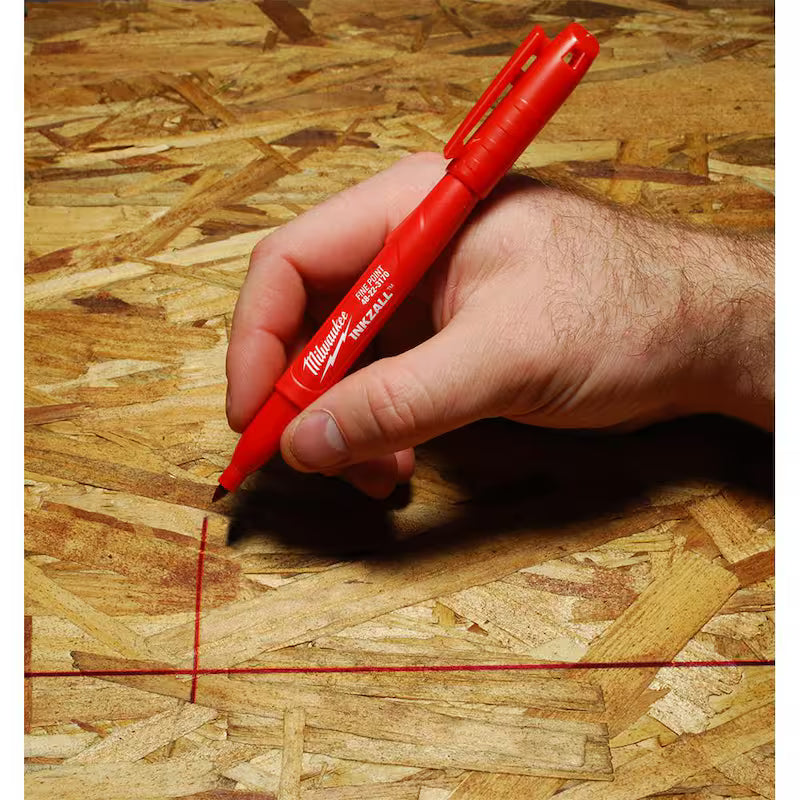 Red Fine Point Permanent Marker R5206