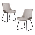 Faux Leather Dining Chair Set of 2 U28444
