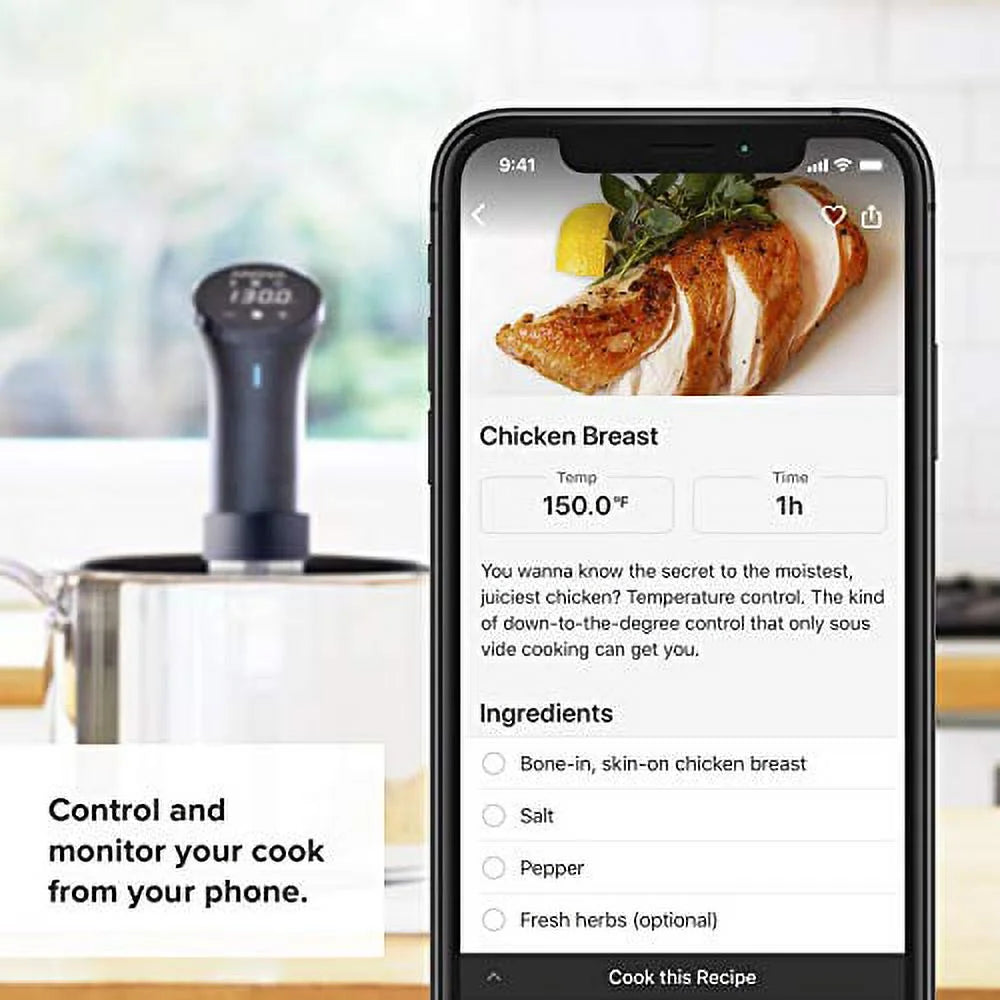 Sous Vide Precision Cooker, 1000 Watts T930730