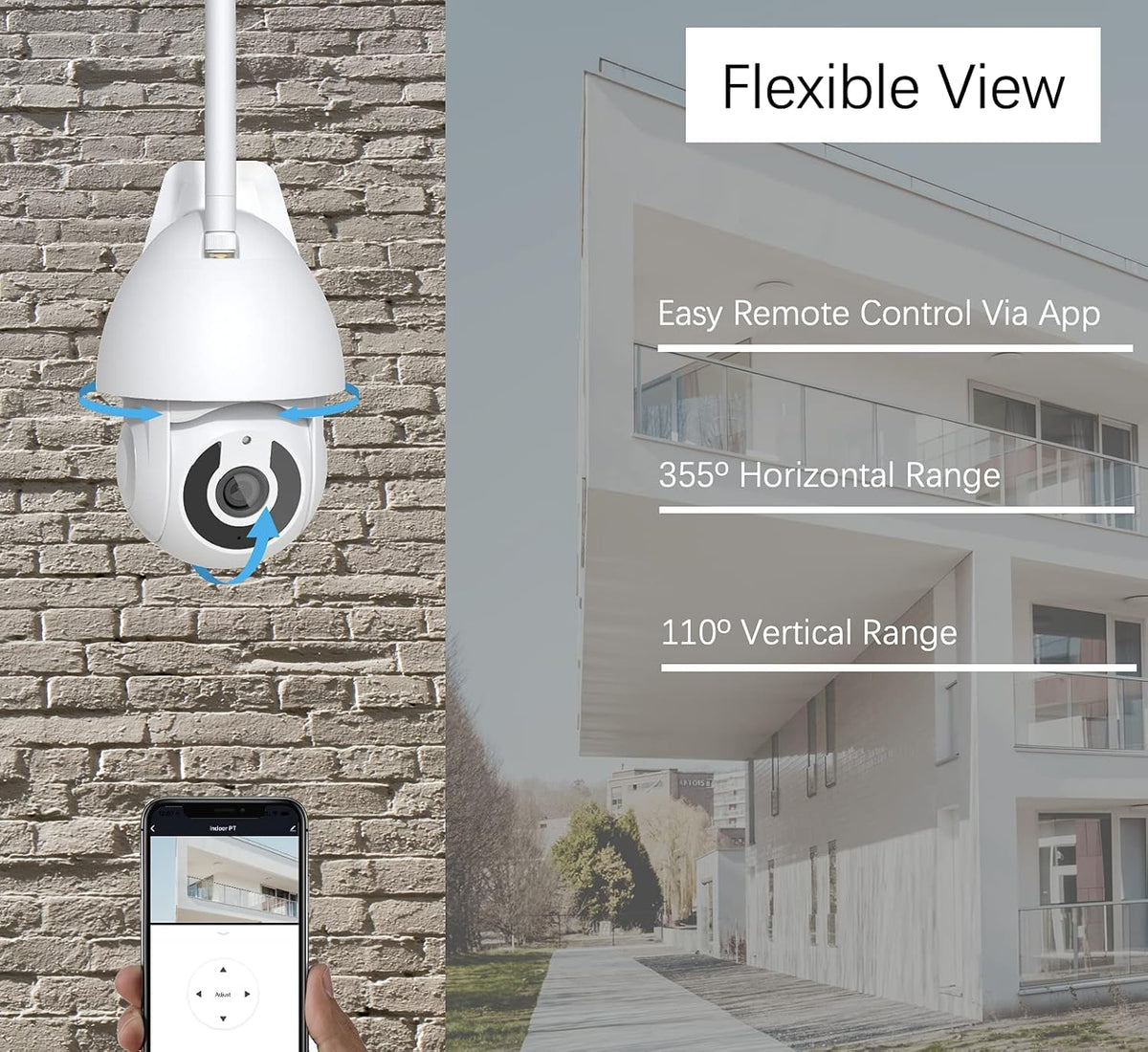 1080P WiFi Pan Tilt Security Camera Q323