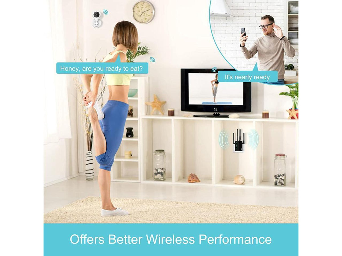 WiFi Extender 1200 Mbps Dual-Band Wireless Signal Booster A973265