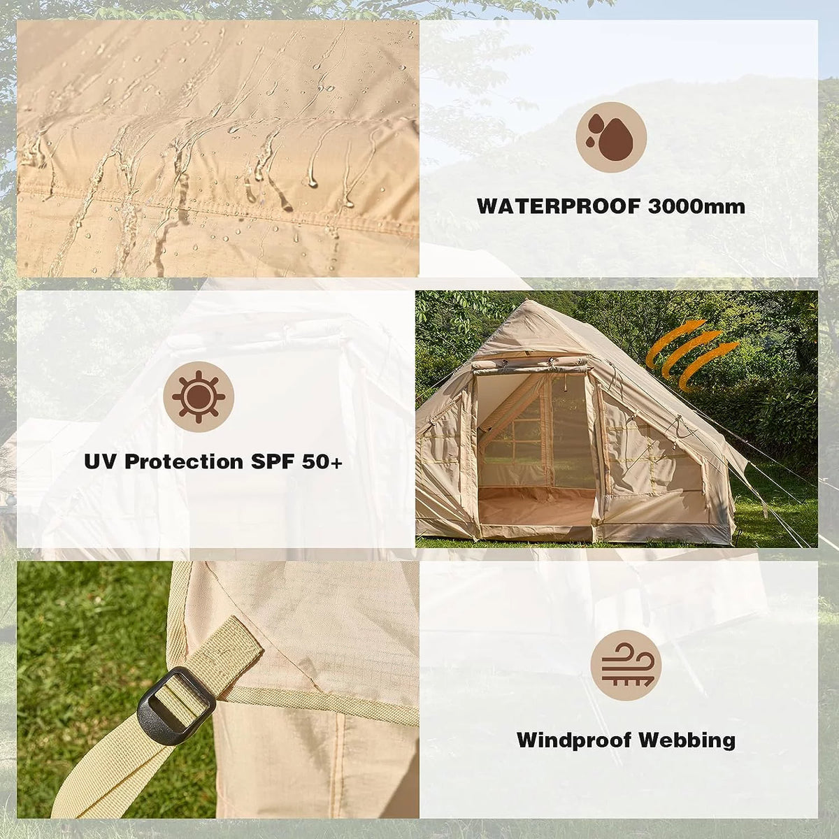 Inflatable Camping Tent with Pump L511