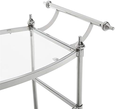 Chrome Metal Bar Cart L8274