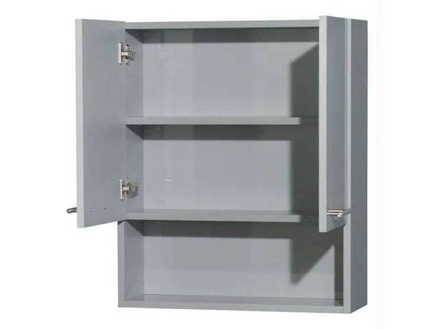Dove Gray Wall-Mounted Storage Cabinet H654789