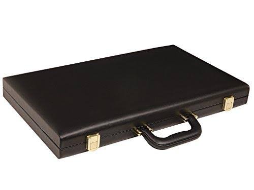 Black Attache Case Backgammon Board Set S66750