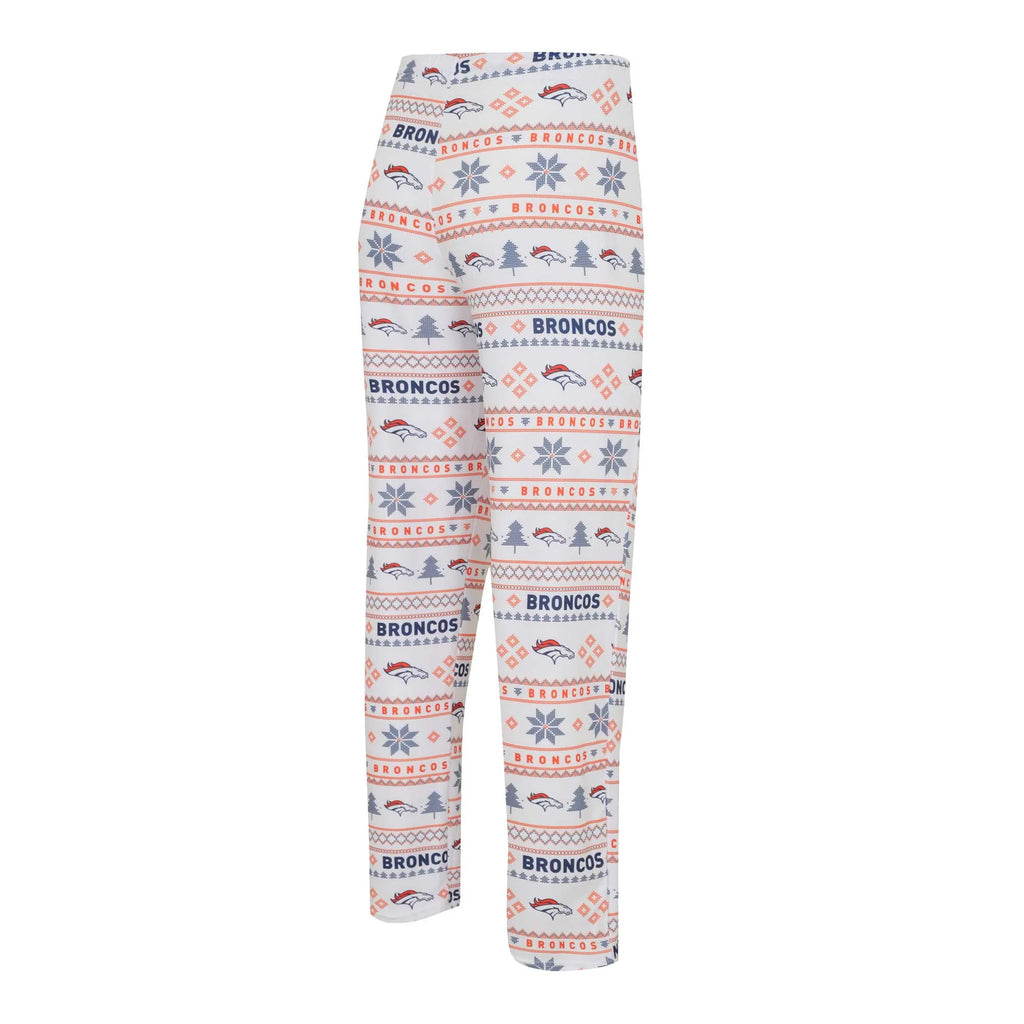 White/Navy Long Sleeve T-Shirt & Pants Sleep Set H674015