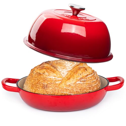 Enamelled Cast Iron Dutch Oven Pot, Dark Blue, 6 Quarts Q559344