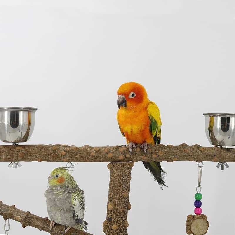 Wood Bird Perch Platform Stand Y2841