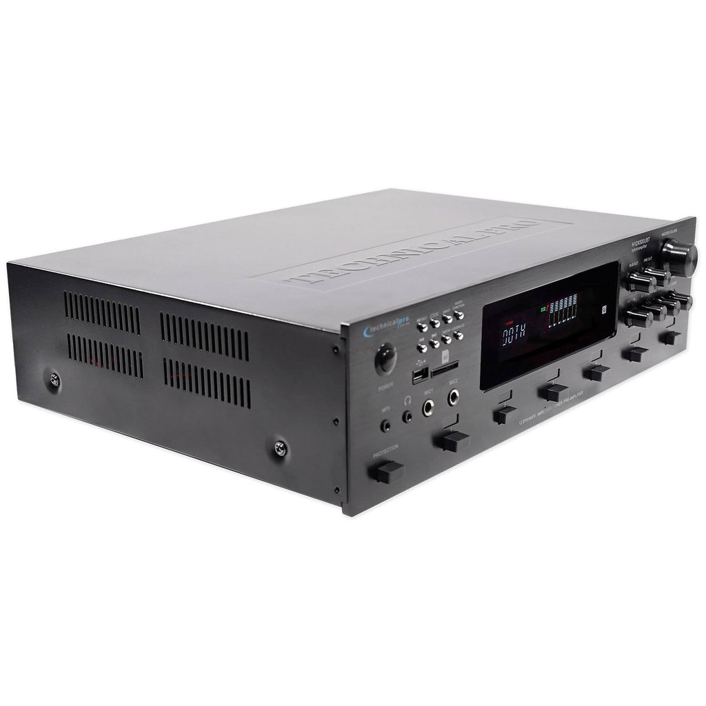 Digital Hybrid Amplifier Preamp & Tuner with 12 Speaker T1824