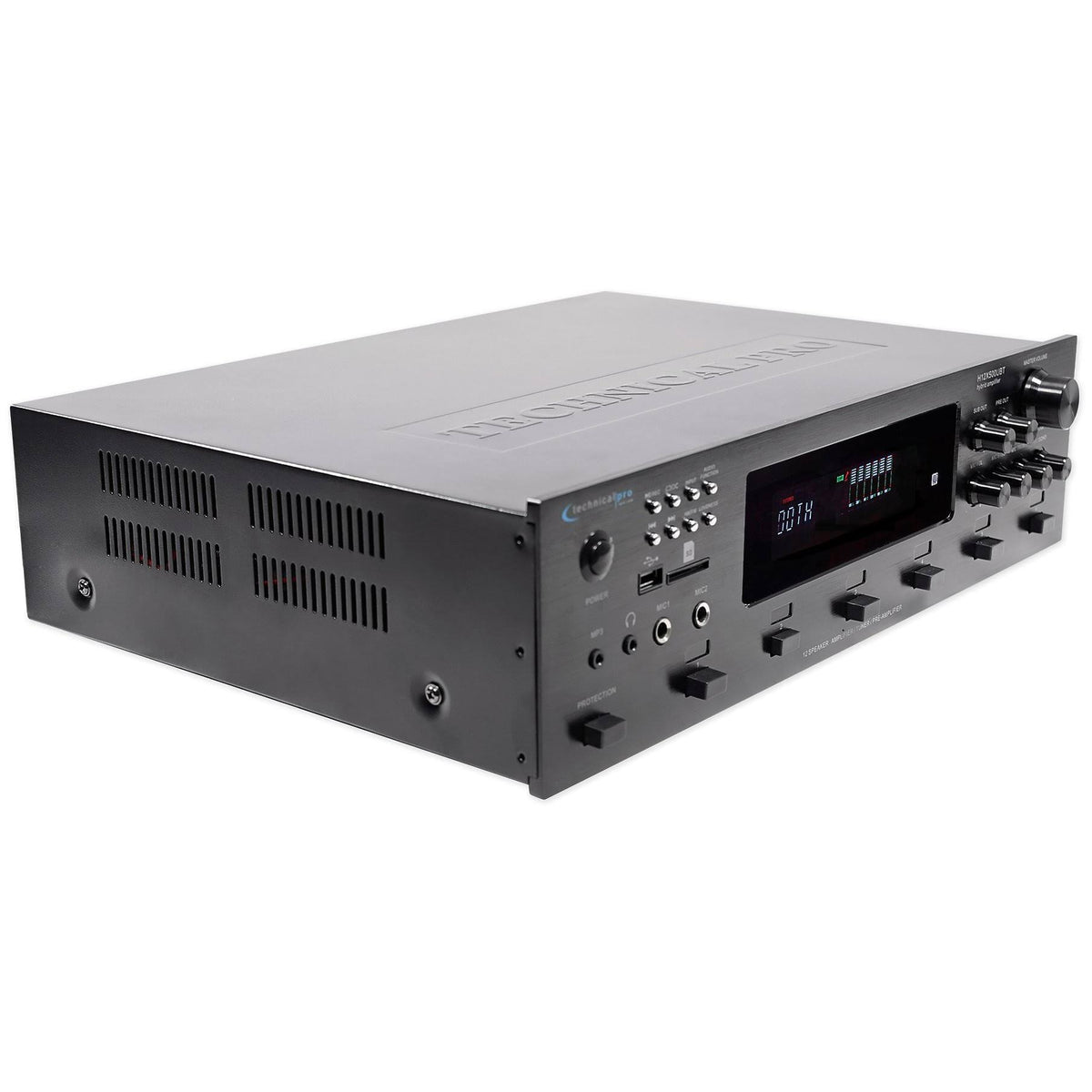 Digital Hybrid Amplifier Preamp & Tuner with 12 Speaker T1824
