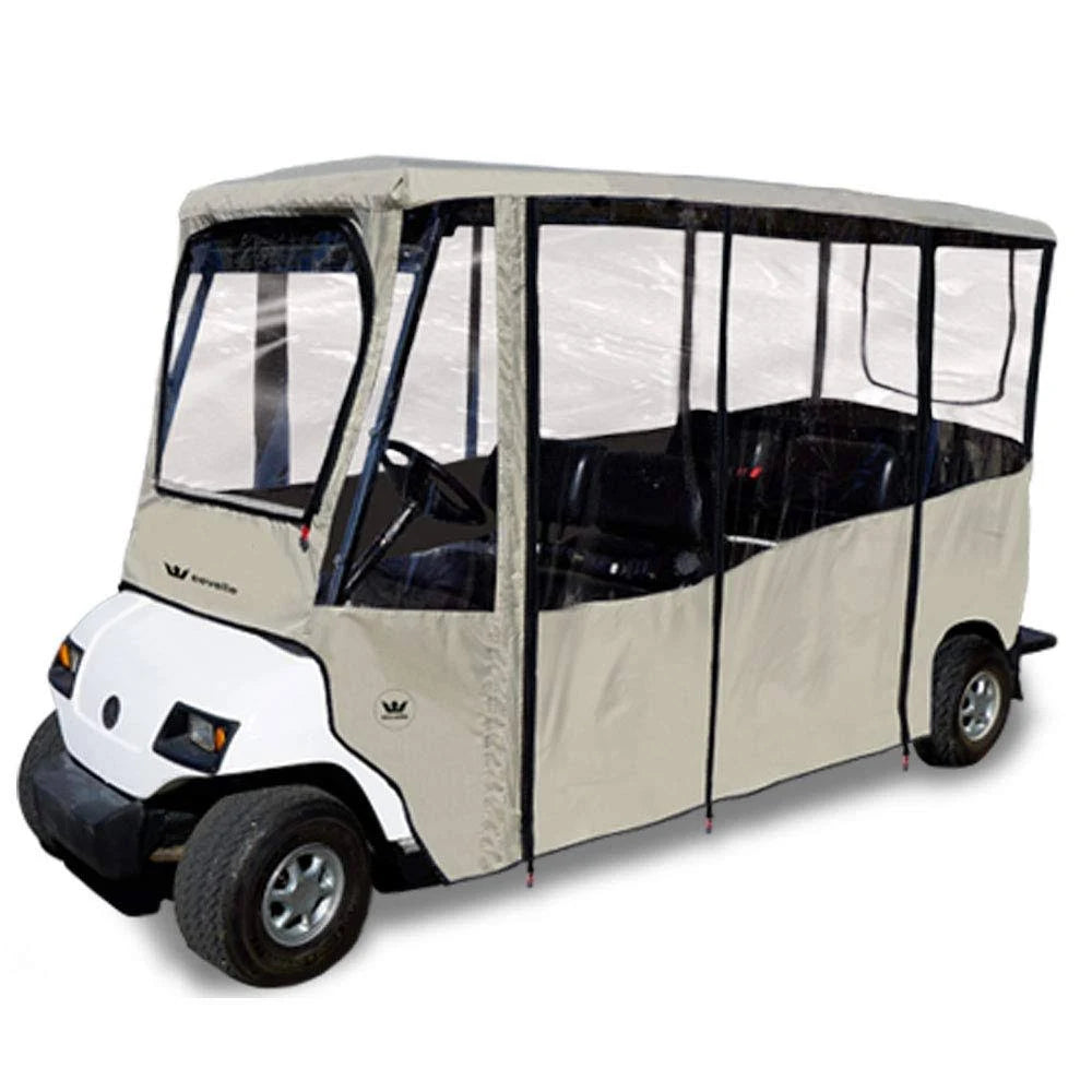 Drivable 6 Passenger Golf Cart Enclosure H6093