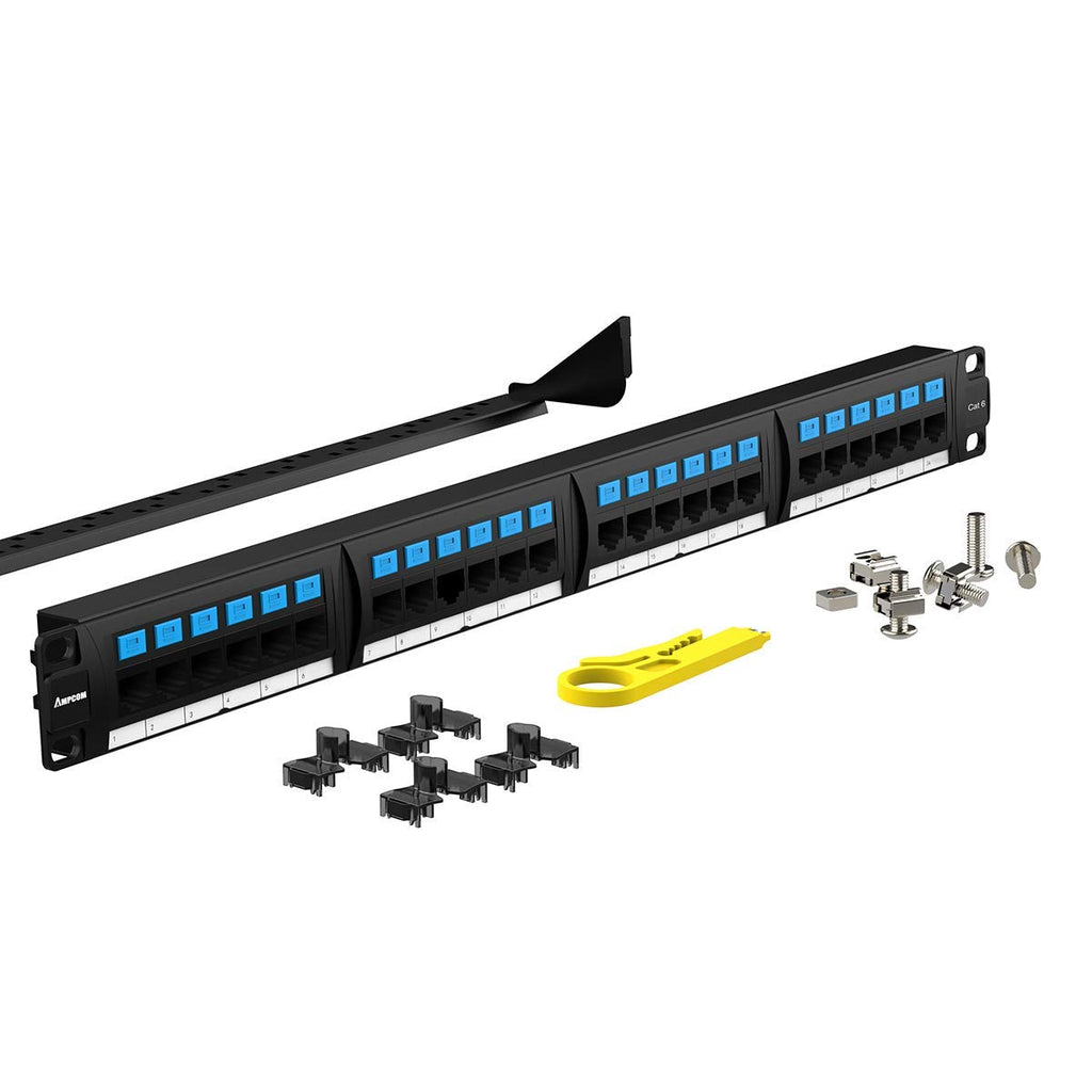 CAT6 48 Ports Patch Panel Rack Mount 2U 19 inch RJ45 T2037