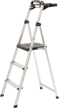 3-Step Ultra Light Aluminum Step Stool with Project Tray D477