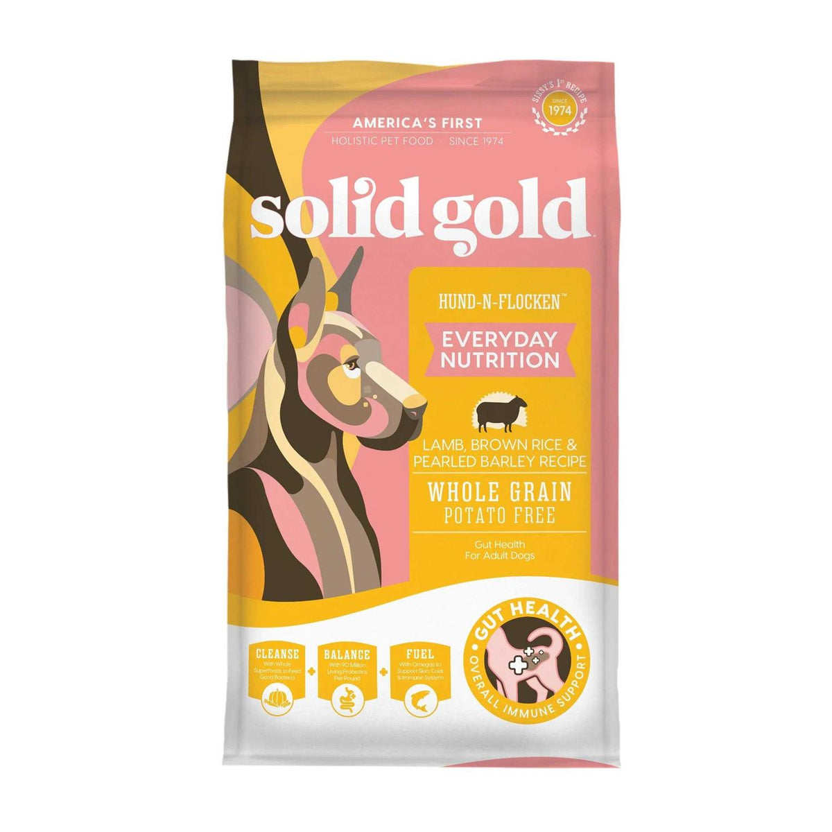 Solid Gold Hund-N-Flocken Dry Dog Food Lamb L11351