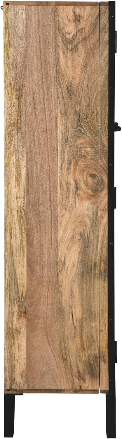 Black Brown Accent Cabinet M188851