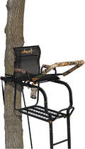 20' Height Steel Ladder Stand with Padded Shooting Rest Z71100