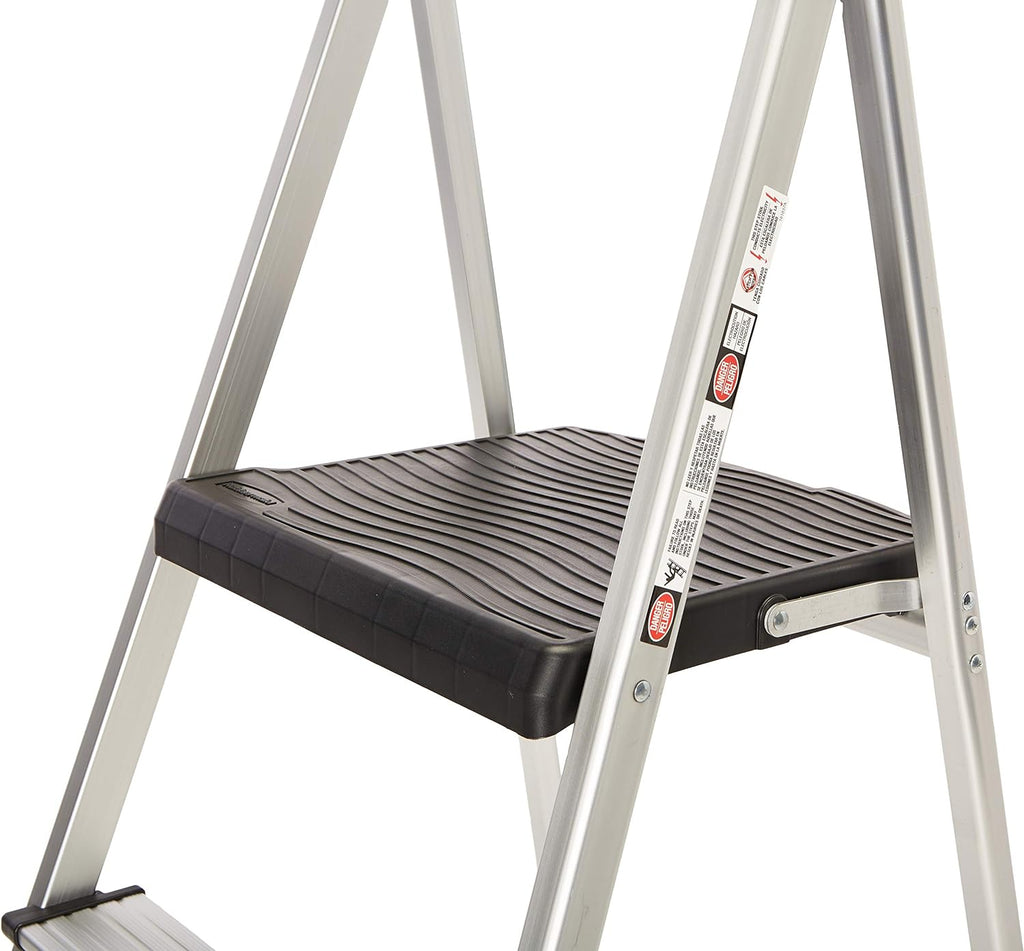 3-Step Ultra Light Aluminum Step Stool with Project Tray D477