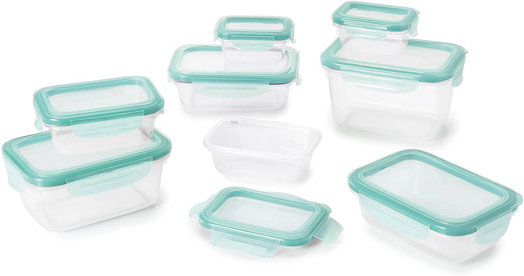 16 Piece Leakproof Plastic Food Storage Container Set P485